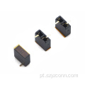 Conector fêmea SMT 2P do cabeçalho do passo de 2,54 mm